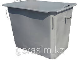 Контейнеры под мусор, баки 1,1 куб. с крышкой, без колес (НДС 16% в т. ч. )