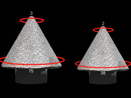 Конусообразные Фрезы-KATANA Diamond Mill Conical Type