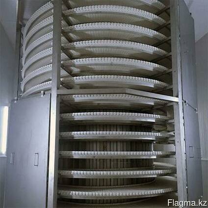 Конвейер спиральный для заморозки продуктов и полуфабрикатов