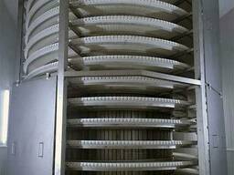 Конвейер спиральный для заморозки продуктов и полуфабрикатов