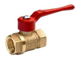 Кран латунный шаровой Danfoss Bvr-C Ду 1 " Ру 10 со штуцером