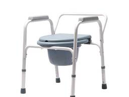Кресло-туалет с санитарным оснащением , Регулируемая высота,