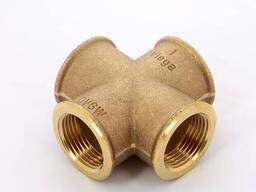 Крест латунный двухплоскостной, ДУ 15—50 в Петропавловске