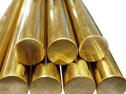 Круг латунный Марка: ЛС59-1; Л63…, Диам: 0,02-350 мм в Алматы