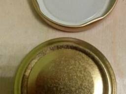 Крышка винтовая (твист-офф), 82-я и 58-я. цвет - золото.