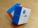 Кубик Рубика Gan 249 v2 2 на 2. Ган 249 2х2х2 в2. Головоломка. Color - фото 3