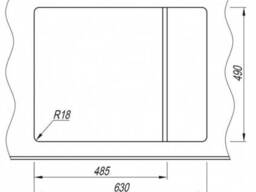 Кухонная мойка DR. GANS Техно 650, графит СМс