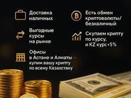 Куплю / Продам / Обменяю криптовалюту по лучшему курсу!