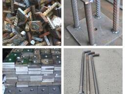 Квадратные анкерные пластины шайбы с отверстиями 80*90