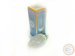 Лампа светодиодная LED C37 E14 220-240V лед Eco-svet