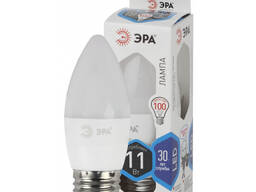 Лампы LED B35-11W-840-E27 ЭРА (диод, свеча, 11Вт, нейтр, E27)