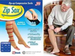 Лечебные компрессионные гольфы на молнии от варикоза Zip Sox