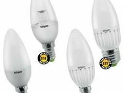LED C37 "Свеча" 5w 230v 2700K E27-FR