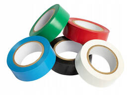 Лента электроизоляционная Ширина: 3-60 мм, s= 0,1-0,2 мм, Марка: ПВХ; ХБ; ЛЭ 10-4; ЛЭ 12-1