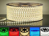 Лента светодиодная 220 в. В ПВХ оболочке LED лента SMD 5050. 9 цветов - фото 2