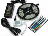 Лента светодиодная RGB с пультом и блоком питания LED Strip - фото 3