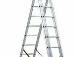 Лестница 3-х секционная алюминиевая 3*10