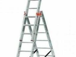 Лестница 3-х секционная алюминиевая 3*9