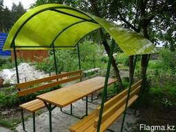 "Летняя" - беседка из поликарбоната ПК-8 мм