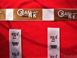 Лейблы, этикетки, размерники в Алматы