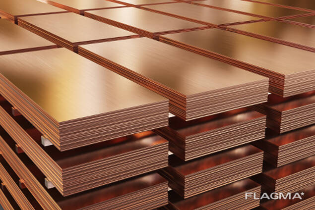 Лист медный 10*600*1500 мм