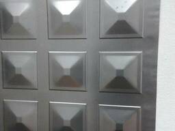 Лист металлический -пирамидка для изготовления ворот, дверей и др