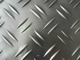 Лист нержавеющий рифленый сталь AISI 304, 08Х18Н10, ГОСТ. ..