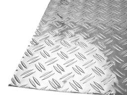 Лист стальной рифленый 4х1250х6000 мм Ст3сп5 ГОСТ 11930.3-79