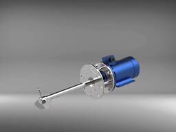 Лопастная мешалка с электродвигателем