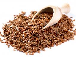 Лён коричневый