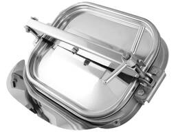 Люк нержавеющий Размер: 150-600 мм, Форма: круглый; прямоугольный; овальный, Марка: AISI 3