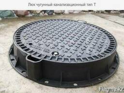 Чугунные люки смотровых колодцев тип C В125 Межгосударствен