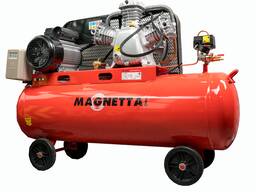 Magnetta, SW0.36/10, Компрессор воздушный поршневой масляный с ременным приводом