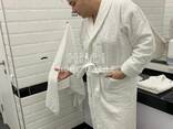 Махровый халат для отелей, фитнес, СПА, вышивки от Производителя - фото 1