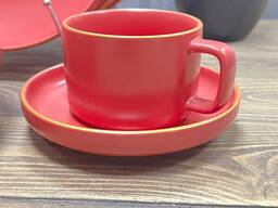 Малиновый чайно-столовый сервиз Vassila