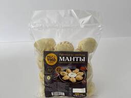 Манты, рубленые из говядины