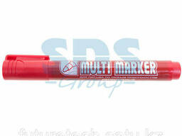 Маркер перманентный Crown «Multi Marker» 3 мм, красный. ..