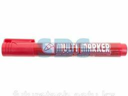 Маркер перманентный Crown «Multi Marker» 3 мм, красный. ..