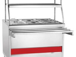 Мармит Abat ПМЭС-70КМ-60 (на заказ) используется в составе линии раздачи Аста для демонстр