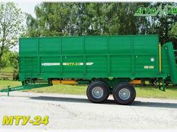 Машина для внесения твердых органических удобрений МТУ-24