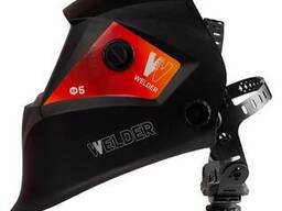 Маска сварочная Welder PRO Ф5 СБ Хамелеон 93x43 мм, DIN 4/9-13 (Внеш. регул), в пакете