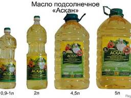 Масла подсолнечное пр-во г. Усть-Каменогорск
