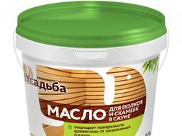 Масло для полков и скамеек в бане и сауне