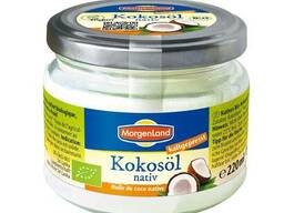 Масло кокосовое нерафинированное холодного отжима оптом