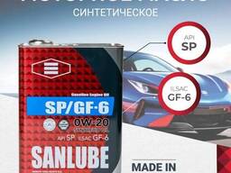 Масло моторное 0W-20 SP/GF-6A 4л (синтетика) Япония Sanlube SANSP0W20C