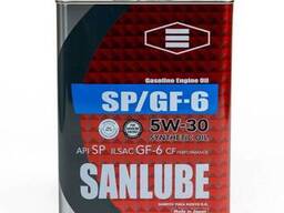 Масло моторное 5W-30 SP/CF GF-6A 4л (синтетика) Япония Sanlube SANSP5W30C
