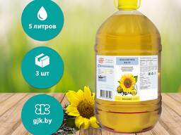 Масло подсолнечное «Домашнее» 5 л