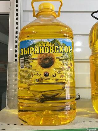 Масло подсолнечное не рафинированное, холодного отжима.