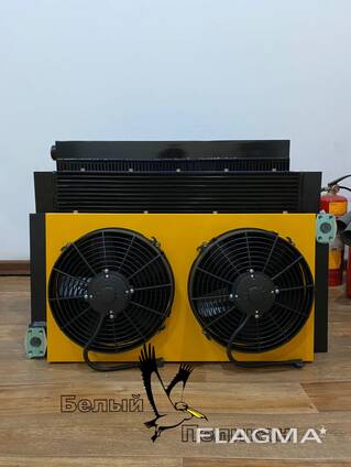 Маслоохладитель/радиатор с двумя вентиляторами