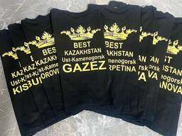 Майки, кепки , свитшоты с рисунком Шымкент